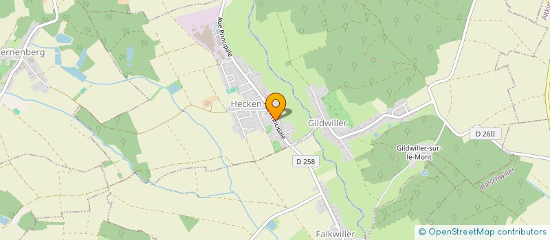 localisation de l'entreprise LA ROSIERE  SAINT-COSME