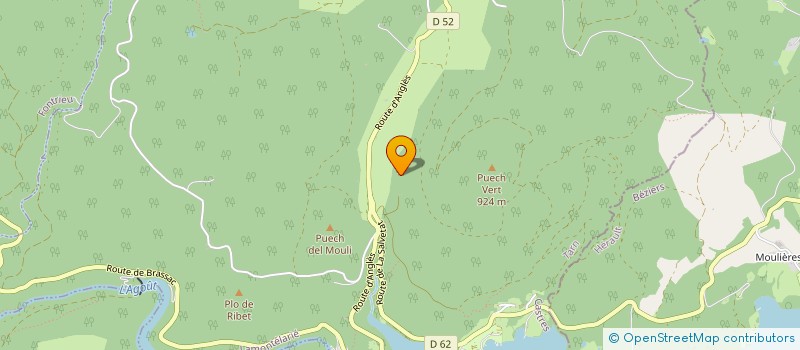 localisation de l'entreprise LA ROSIGNADE  LAMONTELARIE