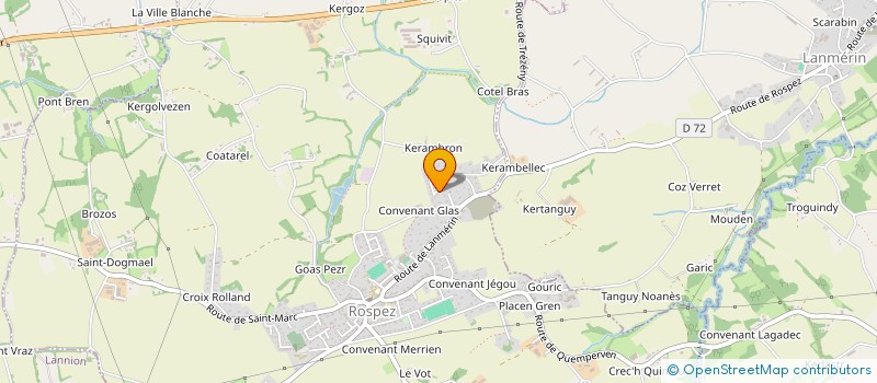 localisation de l'entreprise LA ROSPEZIE  ROSPEZ