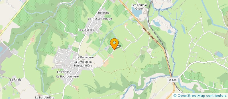 localisation de l'entreprise LA ROSSIGNOLERIE à CHALONNES-SUR-LOIRE