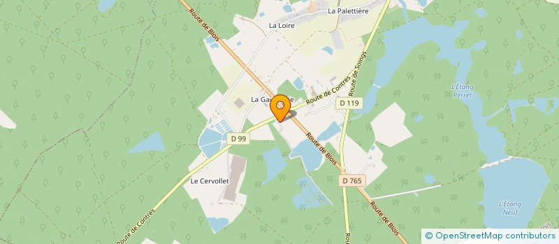 localisation de l'entreprise LA ROTIERE  FONTAINES-EN-SOLOGNE