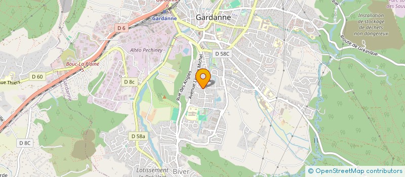 localisation de l'entreprise LA ROTISSERIE à GARDANNE