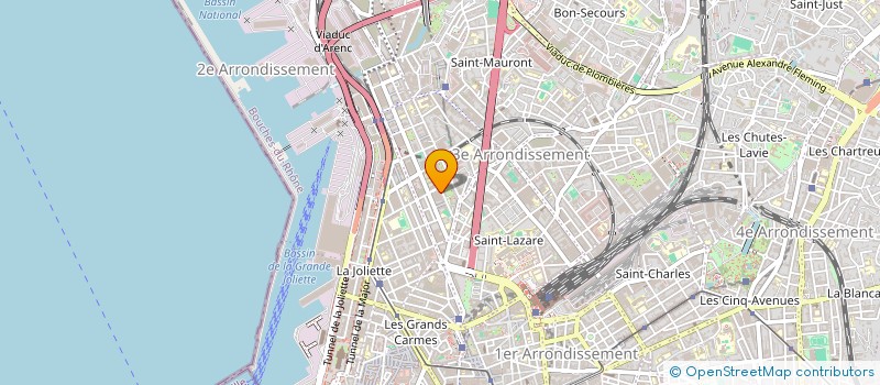 localisation de l'entreprise LA ROTISSERIE  MARSEILLE