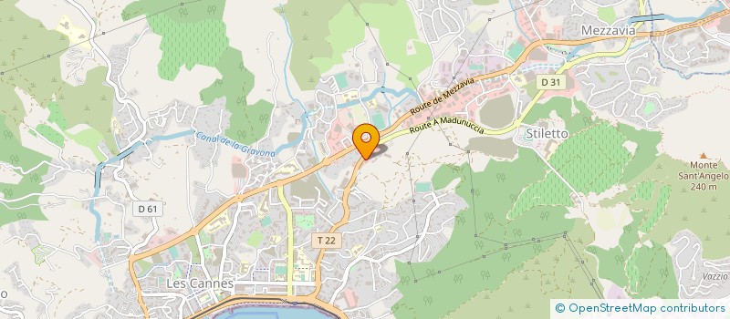 localisation de l'entreprise LA ROTISSERIE CHEZ MARTIN à AJACCIO