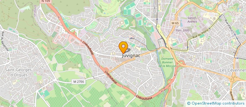 localisation de l'entreprise LA ROTISSERIE CHICK'N GRILL  JUVIGNAC