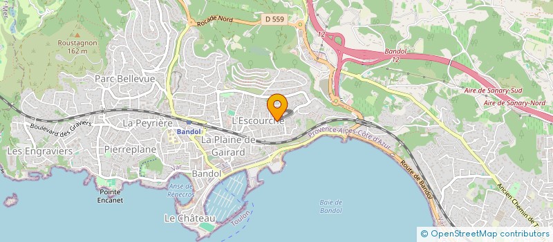 localisation de l'entreprise LA ROTISSERIE DE BANDOL à BANDOL