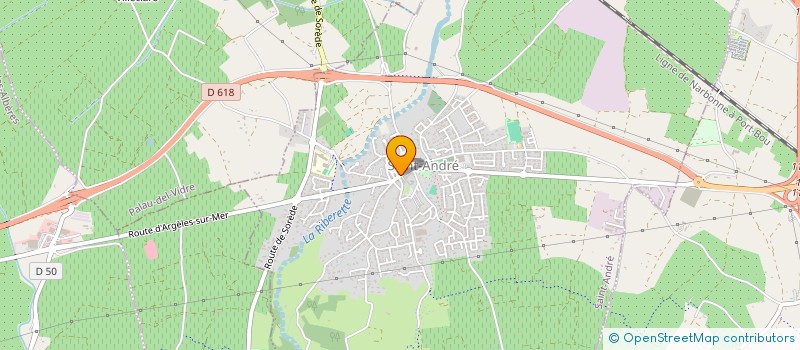 localisation de l'entreprise LA ROTISSERIE DES ALBERES  SAINT-ANDRE