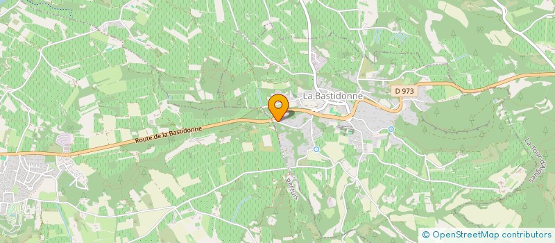 localisation de l'entreprise LA ROTISSERIE DES AMIS  LA BASTIDONNE