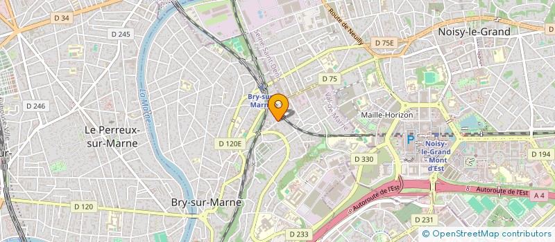 localisation de l'entreprise LA ROTISSERIE DU MARCHE à BRY-SUR-MARNE