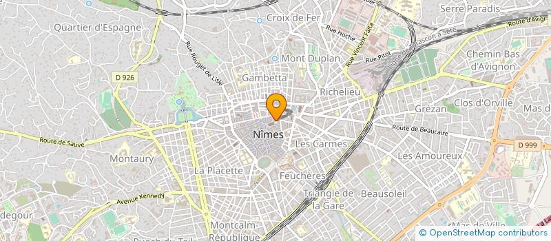 localisation de l'entreprise LA ROTISSERIE GOURMANDE à NIMES