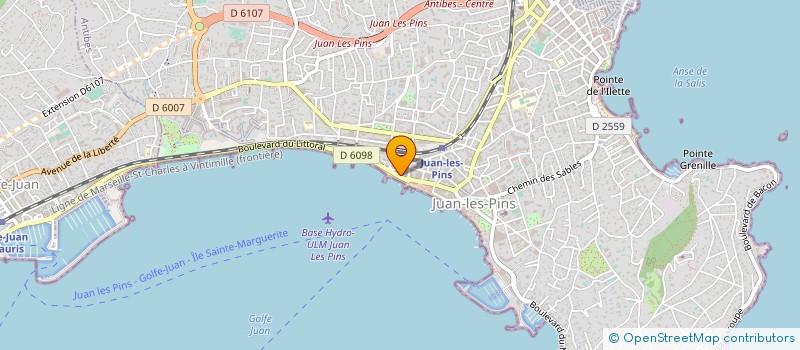localisation de l'entreprise LA ROTISSERIE L AILE OU LA CUISSE à ANTIBES