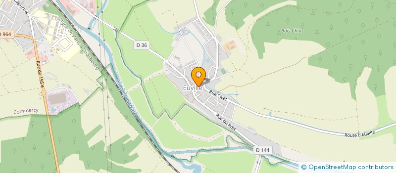 localisation de l'entreprise LA ROTISSERIE MEUSIENNE à EUVILLE
