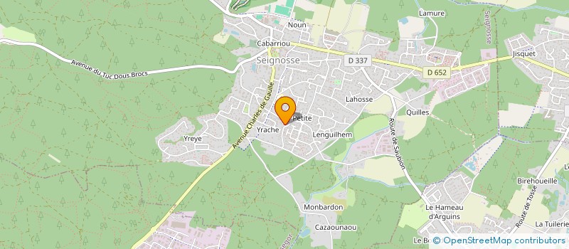localisation de l'entreprise LA ROTISSERIE SEIGNOSSAISE à SEIGNOSSE