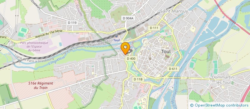 localisation de l'entreprise LA ROTISSERIE TOULOISE à TOUL