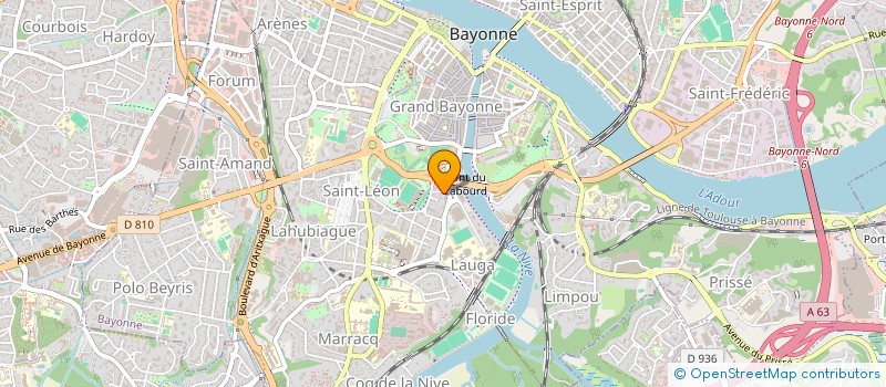 localisation de l'entreprise LA ROTISSOIRE à BAYONNE