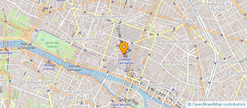 localisation de l'entreprise LA ROTONDE à PARIS