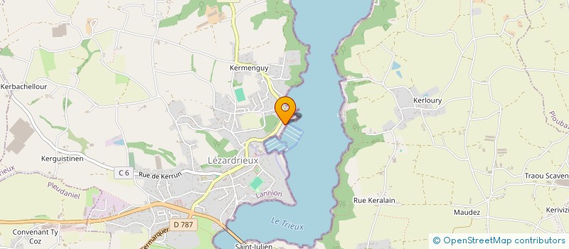 localisation de l'entreprise LA ROTONDE  LEZARDRIEUX