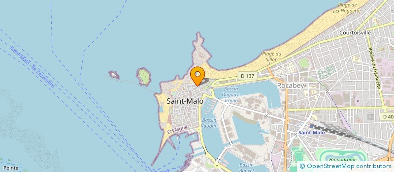 localisation de l'entreprise LA ROTONDE à SAINT-MALO