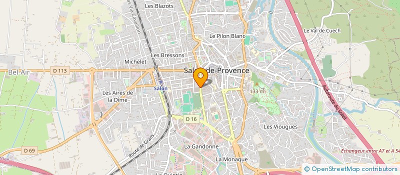 localisation de l'entreprise LA ROTONDE  SALON-DE-PROVENCE