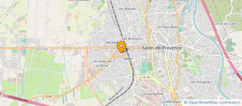 localisation de l'entreprise LA ROTULE2  SALON-DE-PROVENCE