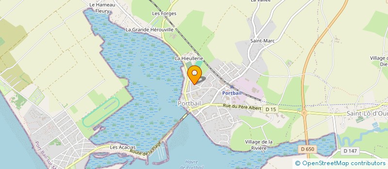 localisation de l'entreprise LA ROUALLERIE  PORT-BAIL-SUR-MER