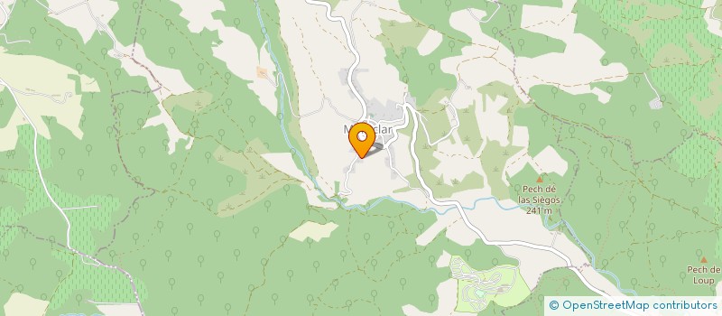 localisation de l'entreprise LA ROUCATIERE  MONTCLAR