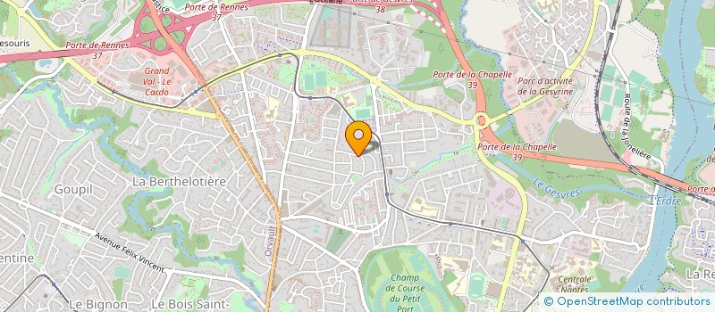 localisation de l'entreprise LA ROUE DE SECOURS à NANTES