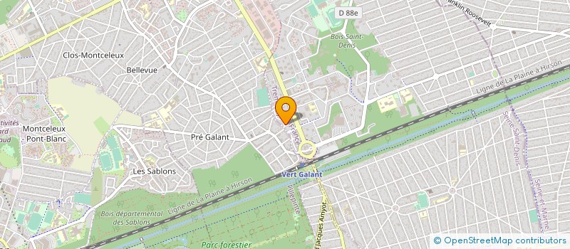 localisation de l'entreprise LA ROUE DE SECOURS à TREMBLAY-EN-FRANCE