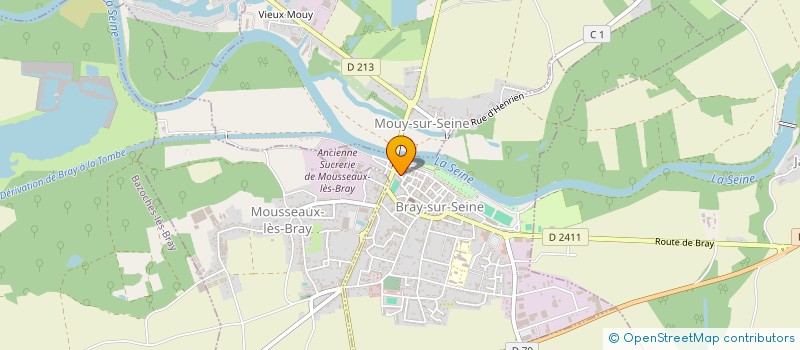 localisation de l'entreprise LA ROUE DE SECOURS AUTOMOBILE  BRAY-SUR-SEINE