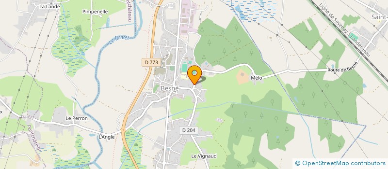 localisation de l'entreprise LA ROUE DE SECOURS BESNEENNE  BESNE