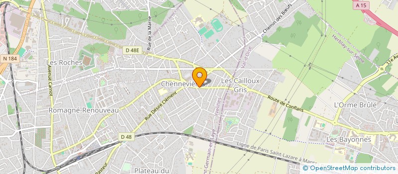 localisation de l'entreprise LA ROUE FLEURIE à CONFLANS-SAINTE-HONORINE