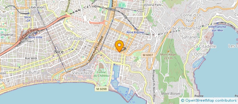 localisation de l'entreprise LA ROUE LIBRE à NICE
