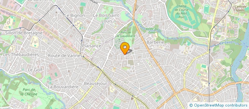 localisation de l'entreprise LA ROUE LIBRE à NANTES