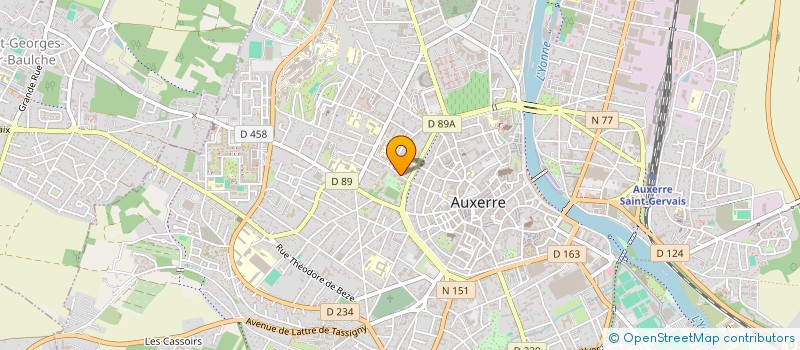localisation de l'entreprise LA ROUE LIBRE  AUXERRE