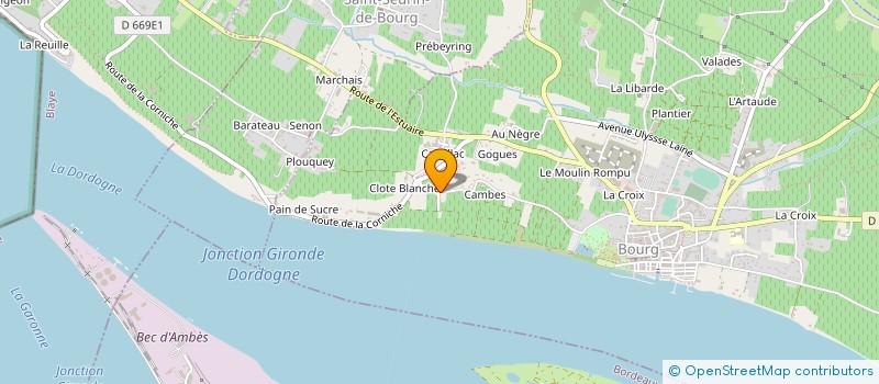 localisation de l'entreprise LA ROUE LIBRE : ASSOCIATION ESTUARIENNE ENGAGEE à BOURG