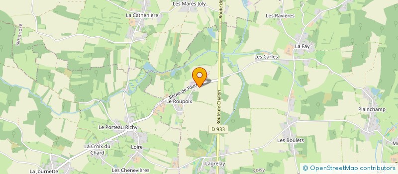 localisation de l'entreprise LA ROUE QUI FROTTE à LOISY