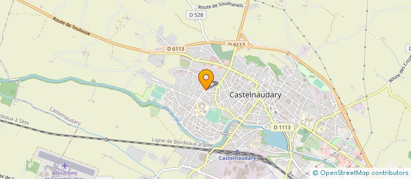 localisation de l'entreprise LA ROUE QUI TOURNE à CASTELNAUDARY