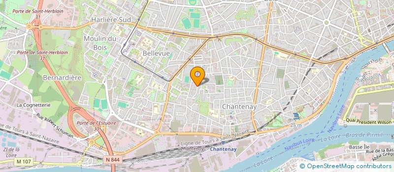 localisation de l'entreprise LA ROUE SOLAIRE à NANTES