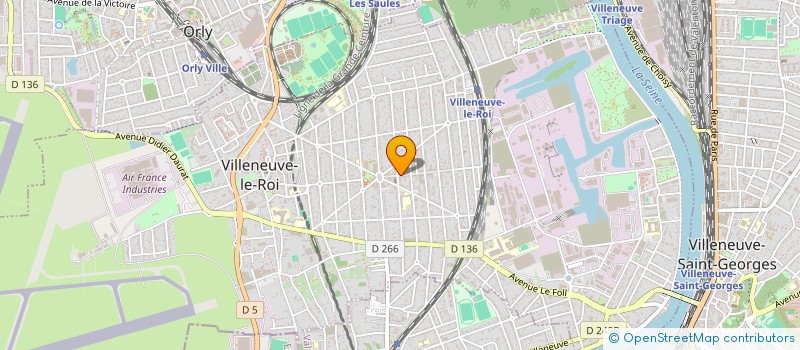 localisation de l'entreprise LA ROUE TINE à VILLENEUVE-LE-ROI