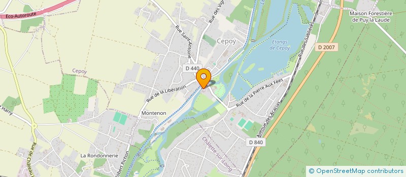 localisation de l'entreprise LA ROUE TOURNE CEPOY  CEPOY