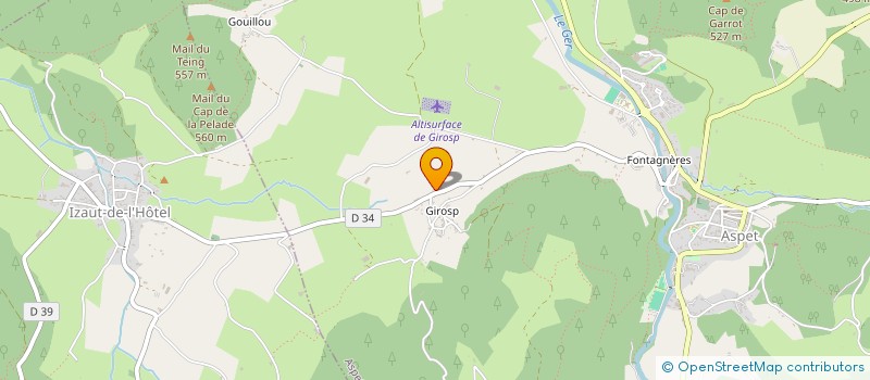 localisation de l'entreprise LA ROUEDOISE  ROUEDE