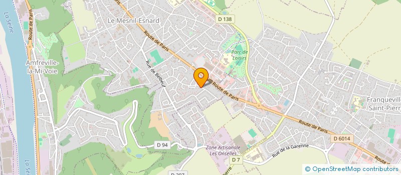 localisation de l'entreprise LA ROUENNAISE  LE MESNIL-ESNARD