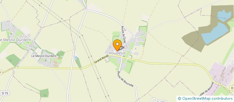 localisation de l'entreprise LA ROUERIE  HOUDETOT