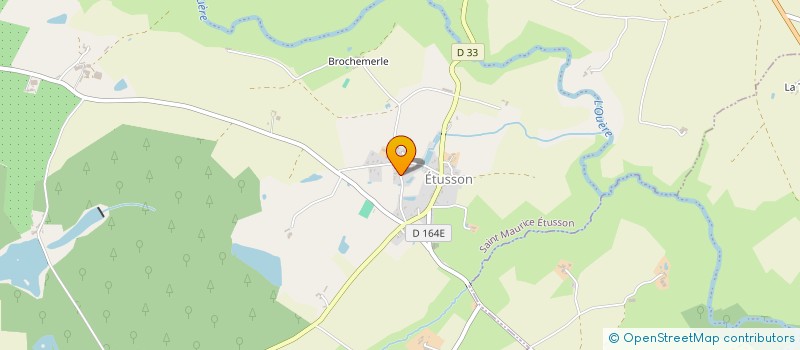 localisation de l'entreprise LA ROUGERIE  SAINT MAURICE ETUSSON