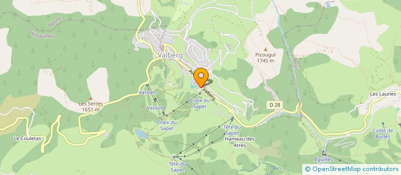 localisation de l'entreprise LA ROUILLE  PEONE