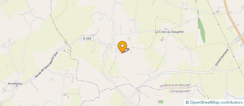 localisation de l'entreprise LA ROUILLERIE  SOULEUVRE EN BOCAGE