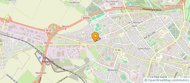 localisation de l'entreprise LA ROUIVRE à CAEN
