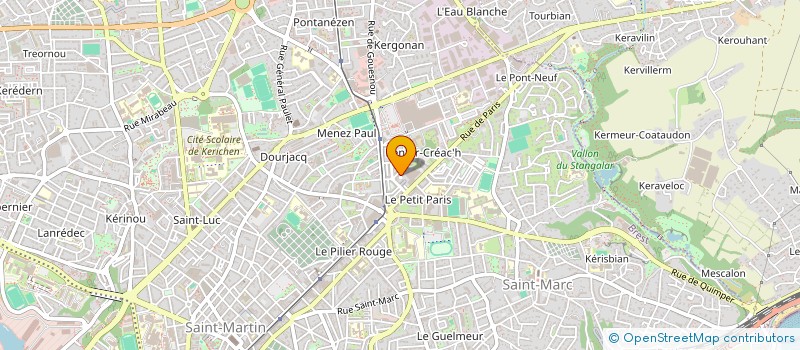 localisation de l'entreprise LA ROUL'HOTTE DE STEPH à BREST