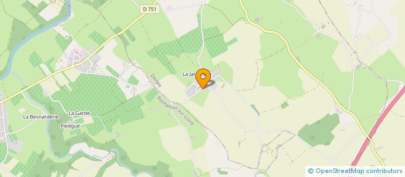 localisation de l'entreprise LA ROULERIE  VAL-DU-LAYON