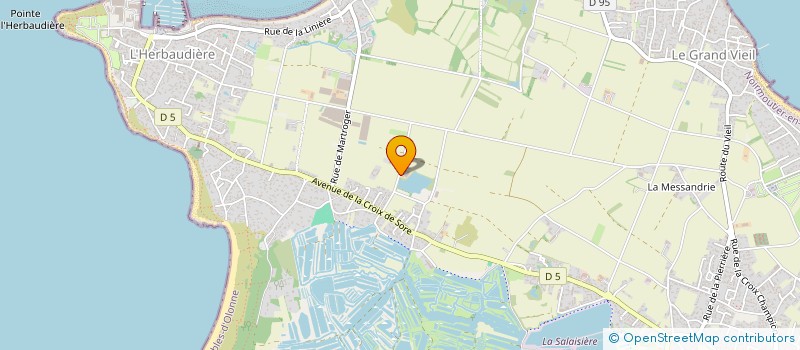 localisation de l'entreprise LA ROULETTE  NOIRMOUTIER-EN-L'ILE